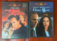 CHINA MOON + THE HOT SPOT DVDs Don Johnson Ed Harris