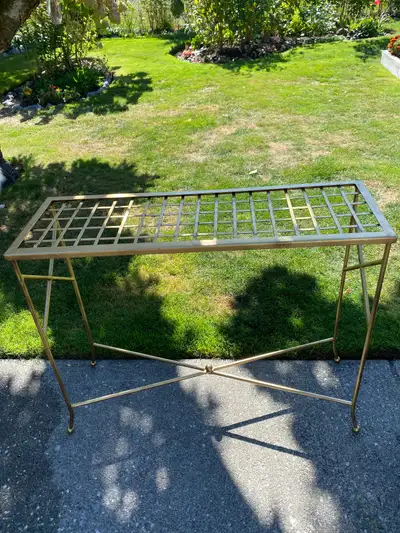 Brass etagere, View more