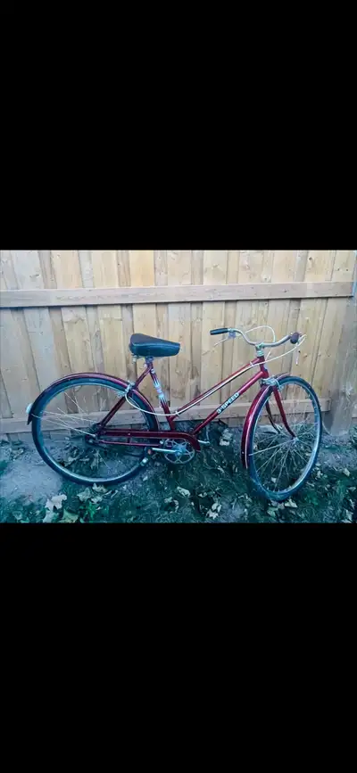 Sears Simpsons Vintage 3-Speed Bicycle - Burgundy, View more