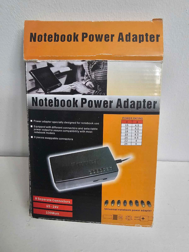 Universal Laptop/Monitor Power Adapter  in Laptop Accessories in City of Halifax - Image 3
