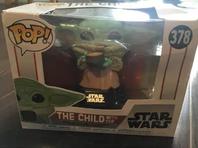Baby yoda bobble head, View more