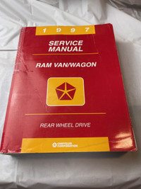 VINTAGE 1997 RAM VAN /WAGON FACTORY SERVICE MANUAL #M1402