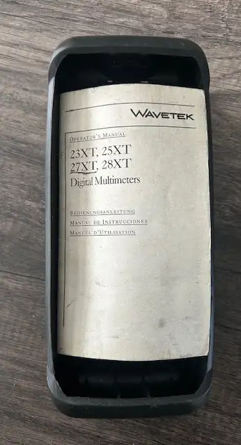 Wavetek XTMultimeter Rubber Case630083057890591212
