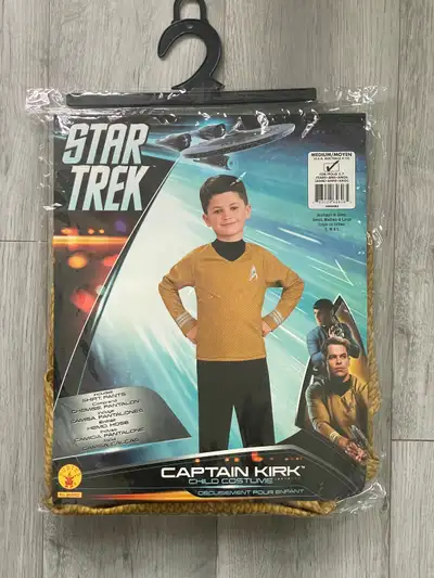 Halloween Star Trek Captain Kirk Costume, Medium, View more