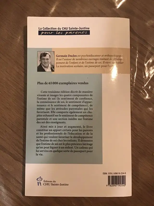 Livre, L’estime de soi, un passeport pour la vie in Other in Longueuil / South Shore - Image 3