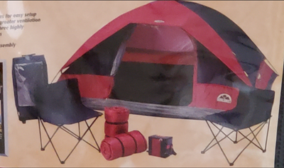 Dome tent and camping combo - 7 pieces, View more