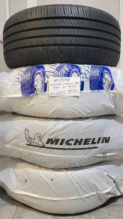 Got a set of 4 lightly used 225/50R17 all-season tires in excellent condition!! Came off a 2014 Suba...