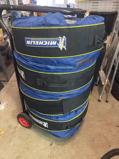 Four Michelin X-Ice tires, 225/50R17 (purchased from Costco in 2024 for $1,376) with rims Sell for $...