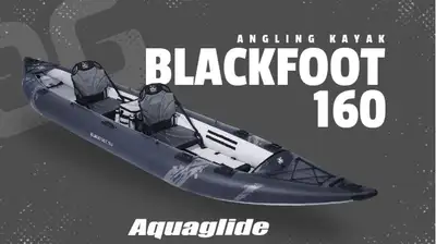 Auquaglide Blackfoot Angler 160 Tandem This is an inflatable 2 person Kayak with all the accessories...