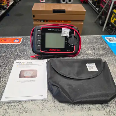 The Snap-on EEDM504F is a professional-grade digital multimeter designed for automotive electrical d...
