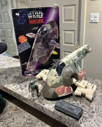 1996 Slave 1 Vehicle ( Boba Fett ) by Kenner with all parts!