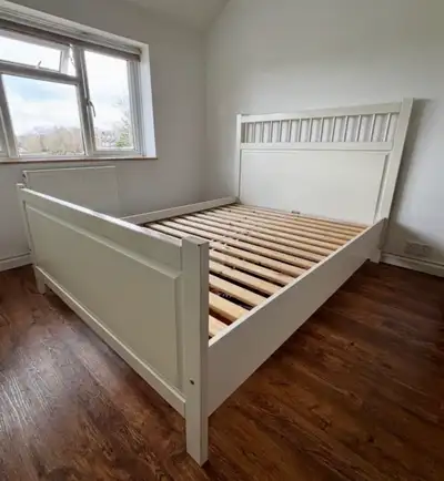 ıkea Hemnes Queen bed frame *Free delivery, View more