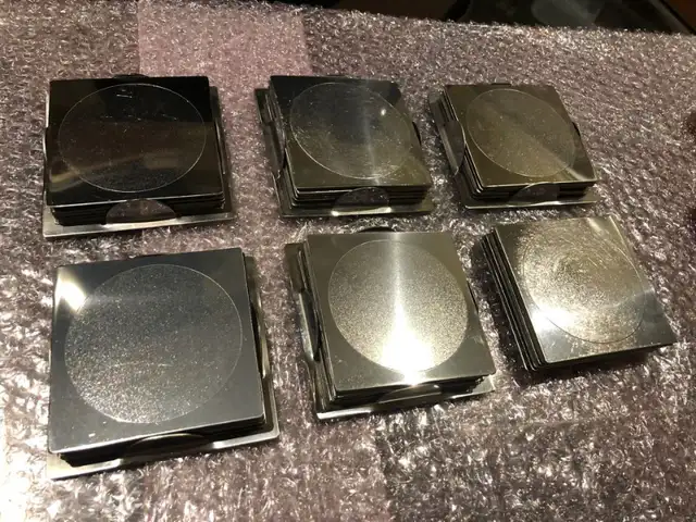 Ikea Groggy Coaster square stainless steel 6 sets, 5 bases in Home Décor & Accents in Gatineau - Image 2