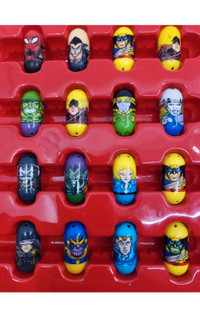 Marvel mighty beanz x 16 2010 nice condition see pics * no case