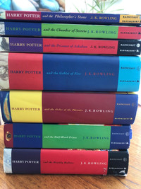 Harry Potter mixed set 1-7 by J.K. Rowling.