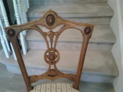 Two beautiful antique chairs, View more