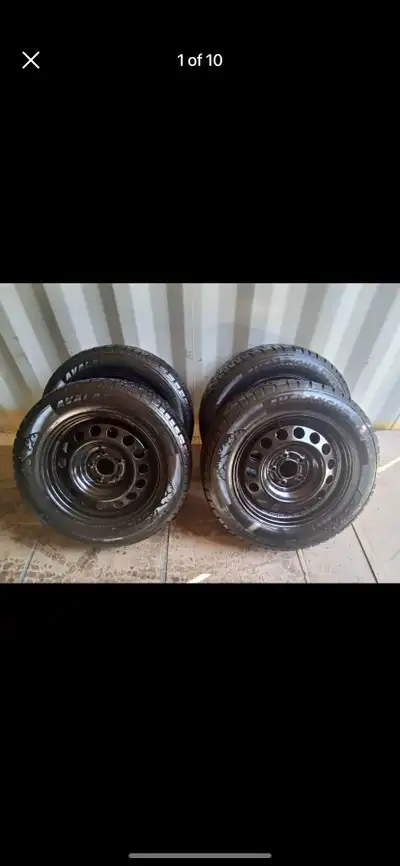 Set of 4 AVALANCHE winter tires with rims (205 65 16) pattern (5×114.3) 2014 HYUNDAI SONATA