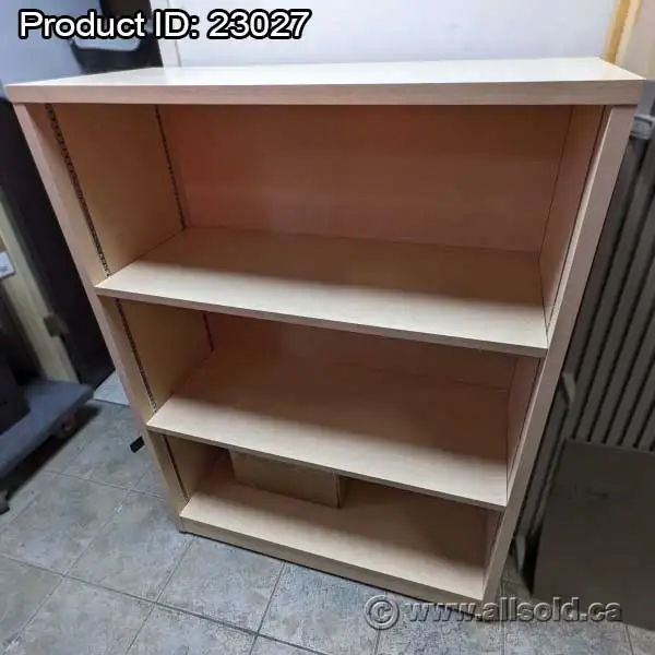Blonde 36 x 15 x 49 Bookcase w/ Adjustable Shelves in Bookcases & Shelving Units in Calgary - Image 2