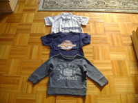 Chemise,chandail,t-shirt taille 2ans