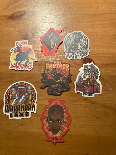 Black Panther Stickers (Marvel Comics), View more