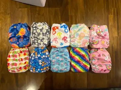 Alvababy - 10 - couches lavables/cloth diapers, View more