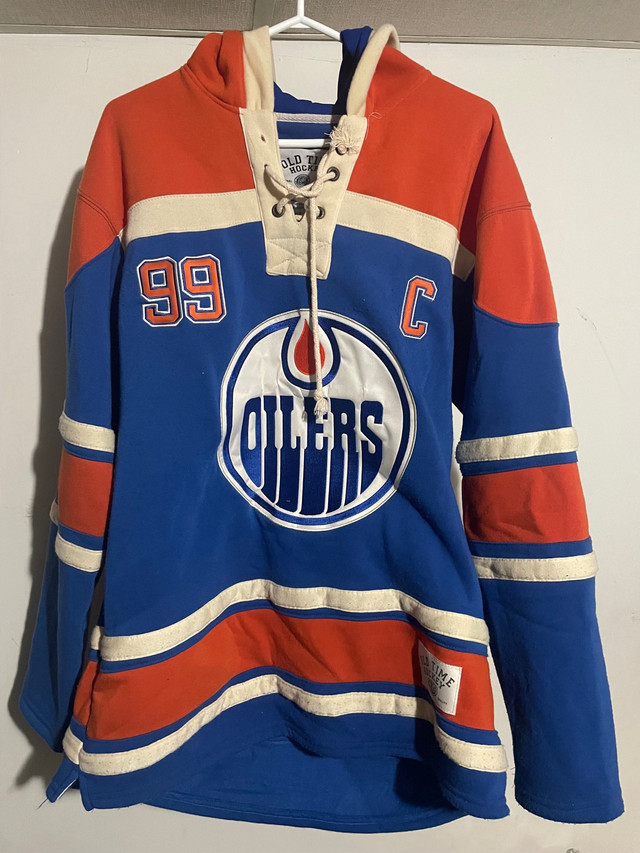 Wayne Gretzky Edmonton Oilers Lacer Pullover Hoodie - Size XL  in Hockey in Kitchener / Waterloo