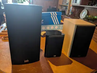 Single speakers for sale. -PSB Image 1B $40 - sold -Denon SC-M5K $20 -Axiom Epic EC-2 $10 -Energy Sa...