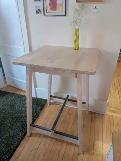 Large Bar Table Ikea Norraker Design - Light Birch Colour Minimalist design. Very Solid. Simple asse...