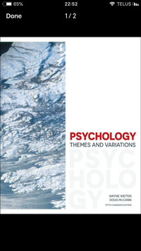 PSYC 1010 Psychology Themes and Variations Mindtap and ebook