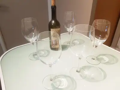 4 20.25oz Bormioli Rocco wine glasses, View more