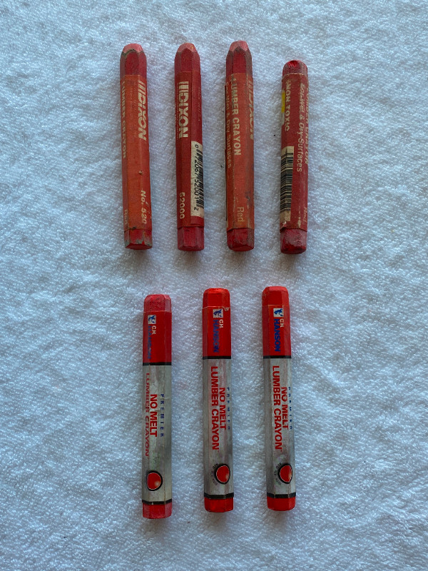 Lumber Crayons (15 pcs), c/w Crayon Armor in Other in Saskatoon