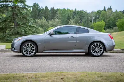 This is the G37 S. Its a sporty little coupe with 330hp from the 3.7L V6 engine and a 5-speed automa...