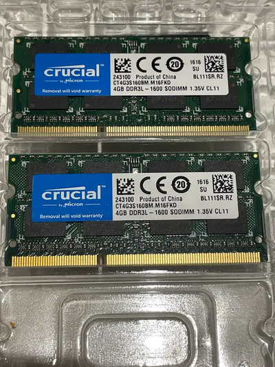Crucial DDR3 8GB Ram, View more