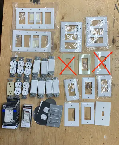 Electrical supplies for home renos, View more