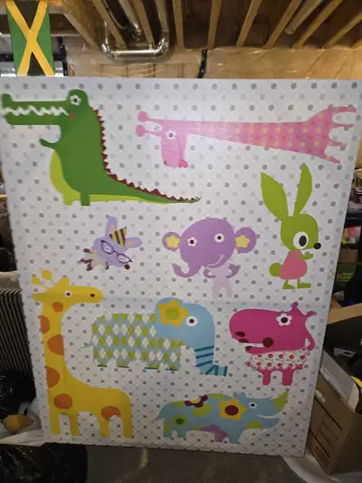 Large Canvas Picture for Baby/kids Bedroom., View more