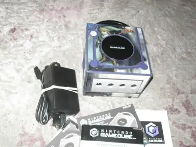 Nintendo Gamecube With Zelda Twilight Princess Skin RARE DOL-001, View more