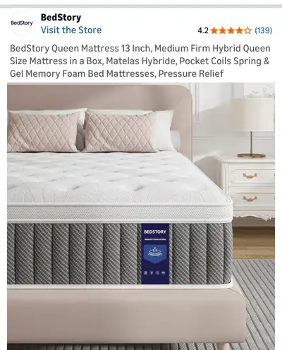 queen mattress , View more