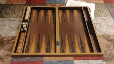 Backgammon Vintage en Marqueterie, View more