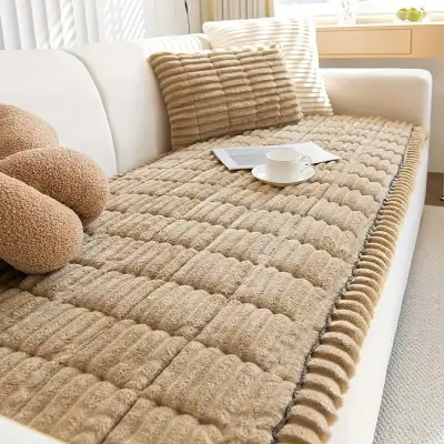 NEW beautiful Soft Flannel Non-Slip Sofa Cover, View more