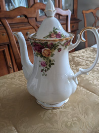 Royal Albert Old Country Rose Coffee Pot