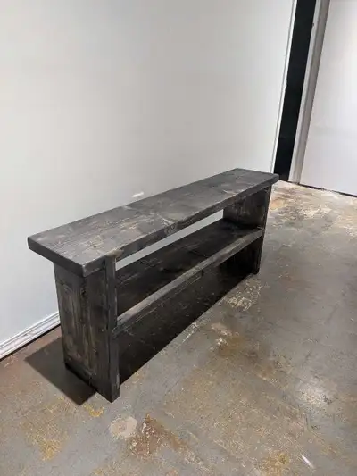 wooden bench, View more