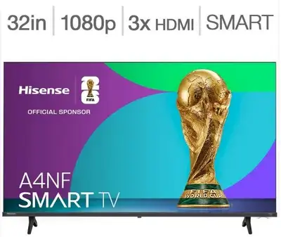 Télévision LED 32'' 32A4NF FULL HD 1080P Fire TV Smart Hisense, View more