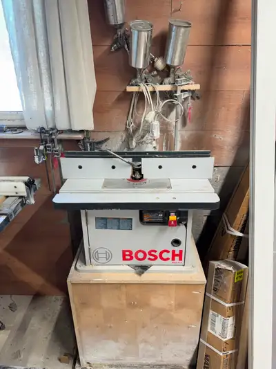 Bosch router and router table, View more