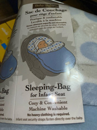 Sleeping bag for baby infant seat/sac de couchage enfant bébé 