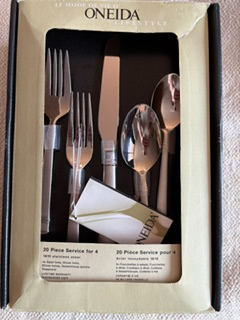 Oneida Lifestyle 20 Piece Flatware Set, View more