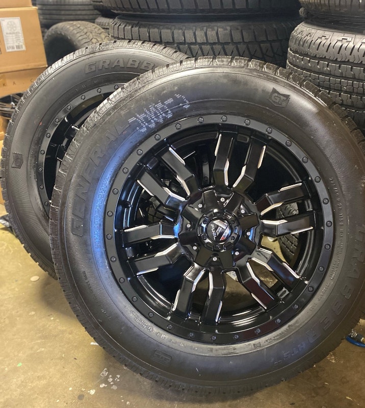 New Chevy GMC FORD , NISSAN Ram Fuel wheels and Tires Tires & Rims