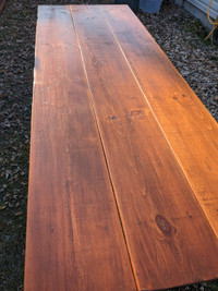 Large Handmade Pine Harvest Table
