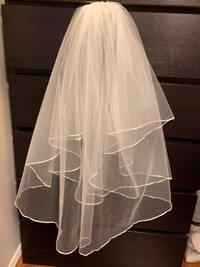 Ivory wedding veil