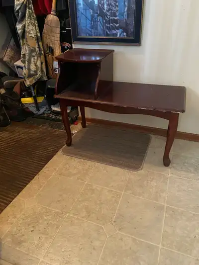 Vintage 2-Tier Side Table Good Condition , View more