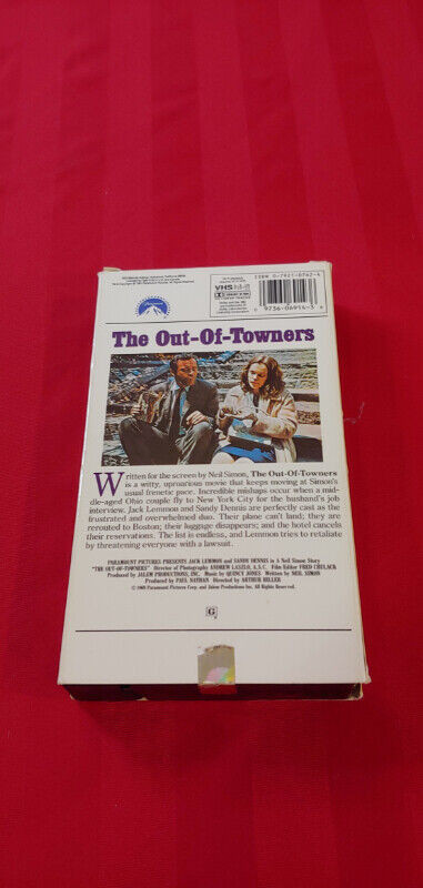 1991 V.H.S. OF THE 1970 FILM, THE OUT OF TOWNERS!!! in Arts & Collectibles in Barrie - Image 3